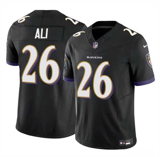 Men & Women & Youth Baltimore Ravens #26 Rasheen Ali Black 2025 F.U.S.E. Vapor Limited Jersey->st.louis cardinals->MLB Jersey