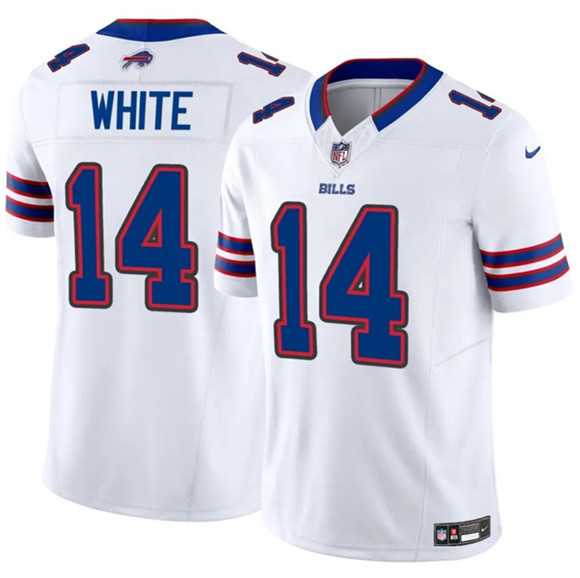Men & Women & Youth Buffalo Bills #14 Mike White White 2025 F.U.S.E. Vapor Untouchable Limited Stitched Jersey->buffalo bills->NFL Jersey