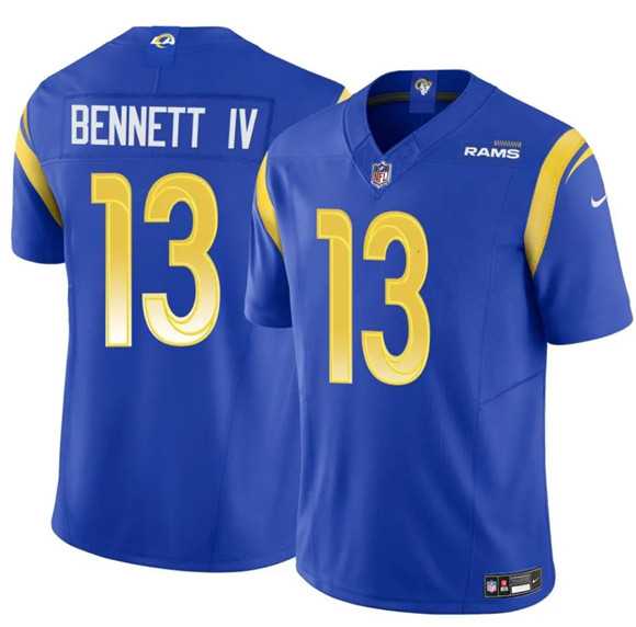Men & Women & Youth Los Angeles Rams #13 Stetson Bennett IV Blue 2024 F.U.S.E. Vapor Untouchable Stitched Jersey->indianapolis colts->NFL Jersey