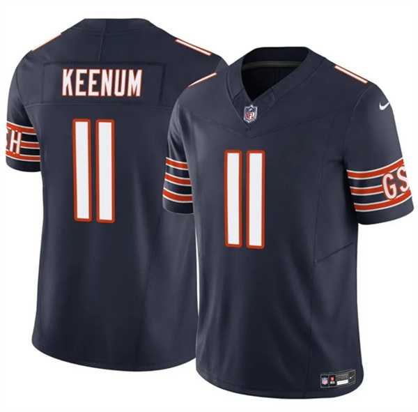 Men & Women & Youth Chicago Bears #11 Case Keenum Navy 2025 F.U.S.E. Vapor Untouchable Limited Stitched Jersey->chicago bears->NFL Jersey