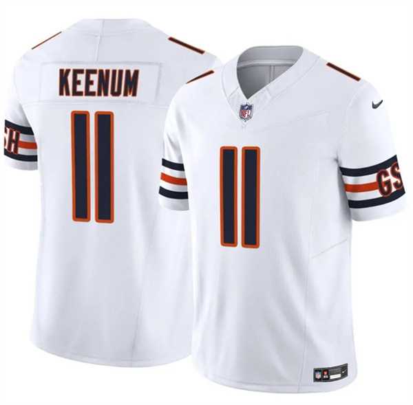 Men & Women & Youth Chicago Bears #11 Case Keenum White 2025 F.U.S.E. Vapor Untouchable Limited Stitched Jersey->chicago bears->NFL Jersey