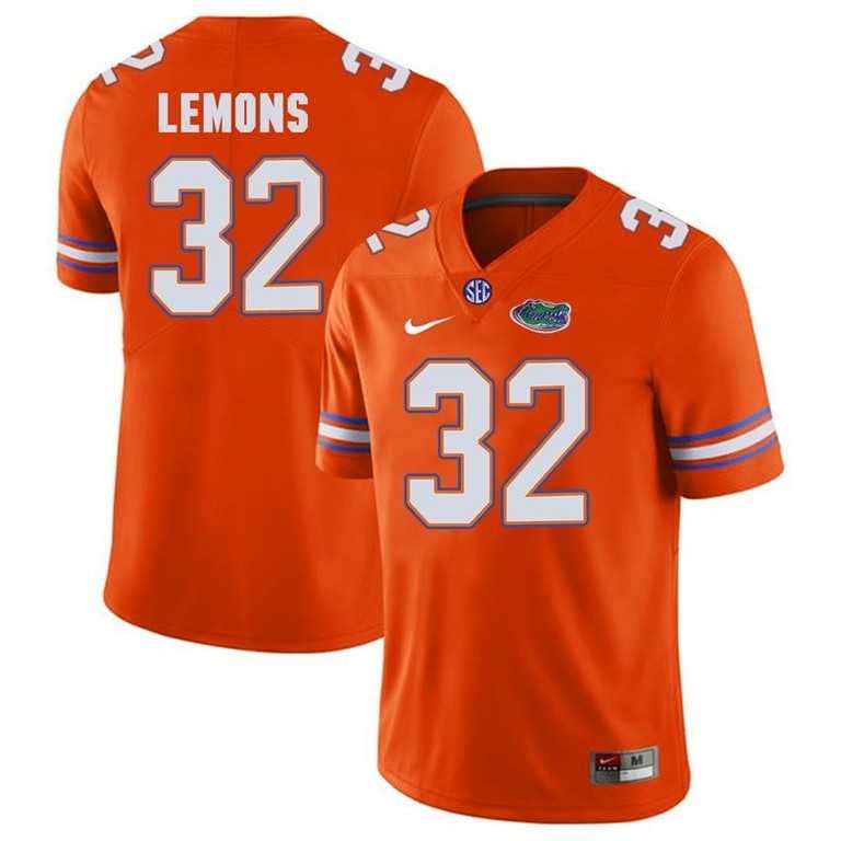 Men%27s Florida Gators #32 Adarius Lemons Orange Player Performance Jersey Dzhi->indiana hoosiers->NCAA Jersey