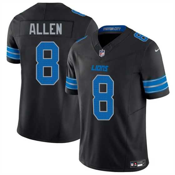 Men & Women & Youth Detroit Lions #8 Kyle Allen Black 2025 F.U.S.E. Vapor Limited Stitched Jersey->denver broncos->NFL Jersey