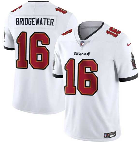 Men & Women & Youth Tampa Bay Buccaneers #16 Teddy Bridgewater White Vapor Limited Stitched Jersey->tampa bay buccaneers->NFL Jersey