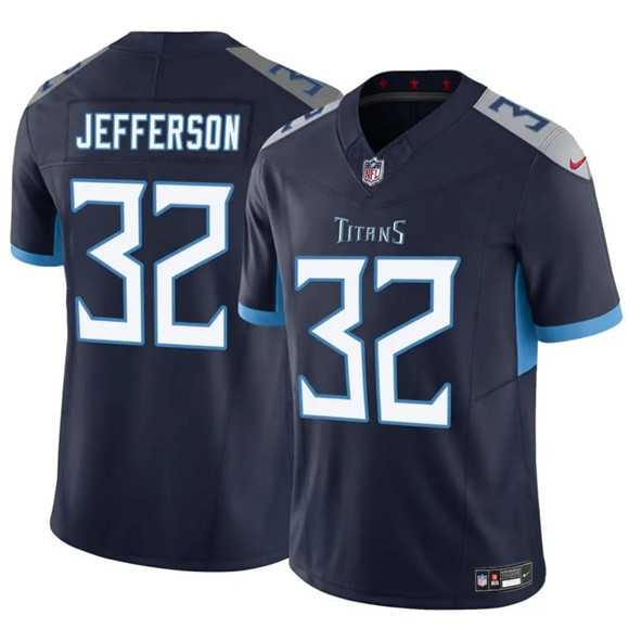 Men & Women & Youth Tennessee Titans #32 Jermar Jefferson Navy 2025 F.U.S.E. Vapor Limited Stitched Jersey->tampa bay buccaneers->NFL Jersey