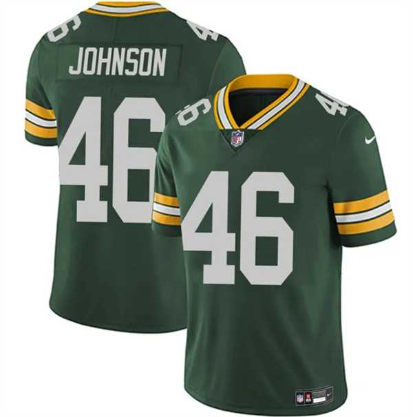Men & Women & Youth Green Bay Packers #46 Amar Johnson Green 2025 Vapor Untouchable Limited Stitched Jersey->detroit lions->NFL Jersey