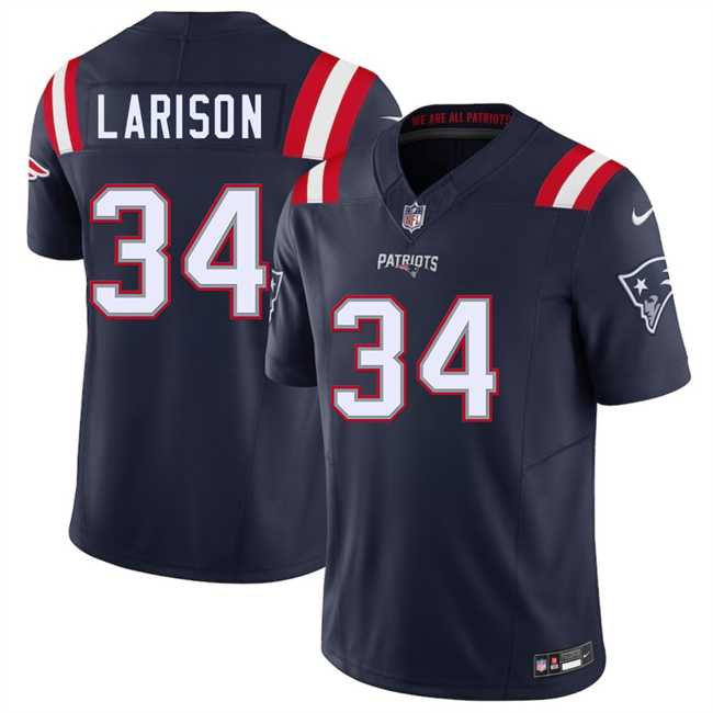 Men & Women & Youth New England Patriots #34 Lan Larison Navy 2025 F.U.S.E. Vapor Limited Stitched Jersey->new york giants->NFL Jersey