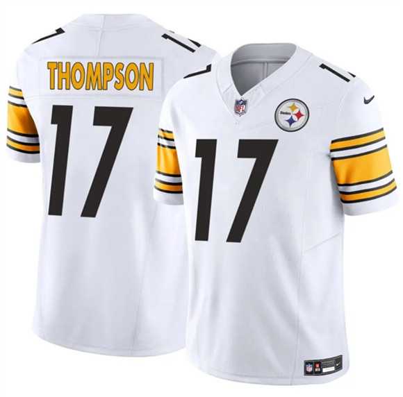 Men & Women & Youth Pittsburgh Steelers #17 Skylar Thompson White 2025 F.U.S.E. Vapor Limited Stitched Jersey->seattle seahawks->NFL Jersey