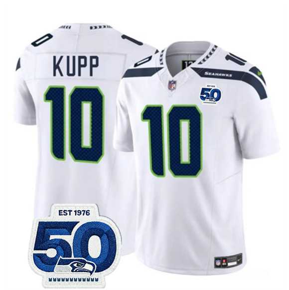 Men & Women & Youth Seattle Seahawks #10 Cooper Kupp White 2025 F.U.S.E. Vapor Untouchable Limited Stitched Jersey->seattle seahawks->NFL Jersey
