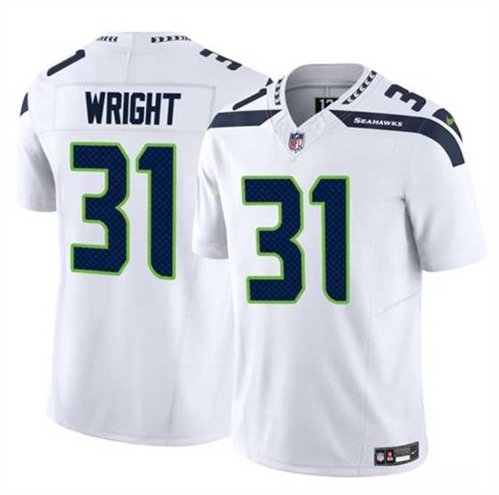 Men & Women & Youth Seattle Seahawks #31 Jacardia Wright White 2025 F.U.S.E. Vapor Untouchable Limited Stitched Jersey->washington commanders->NFL Jersey