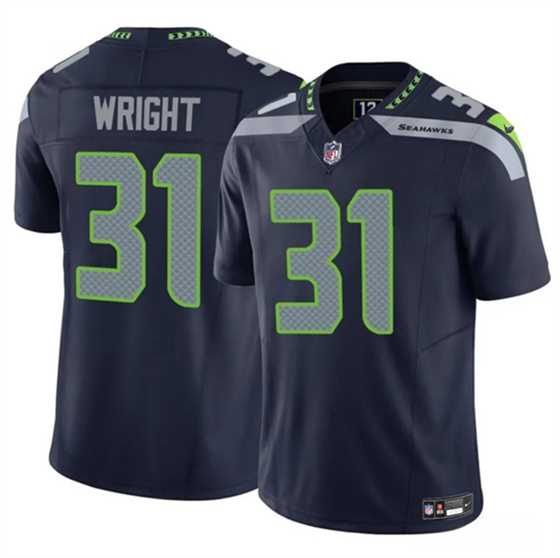Men & Women & Youth Seattle Seahawks #31 Jacardia Wright Navy 2025 F.U.S.E. Vapor Untouchable Limited Stitched Jersey->seattle seahawks->NFL Jersey