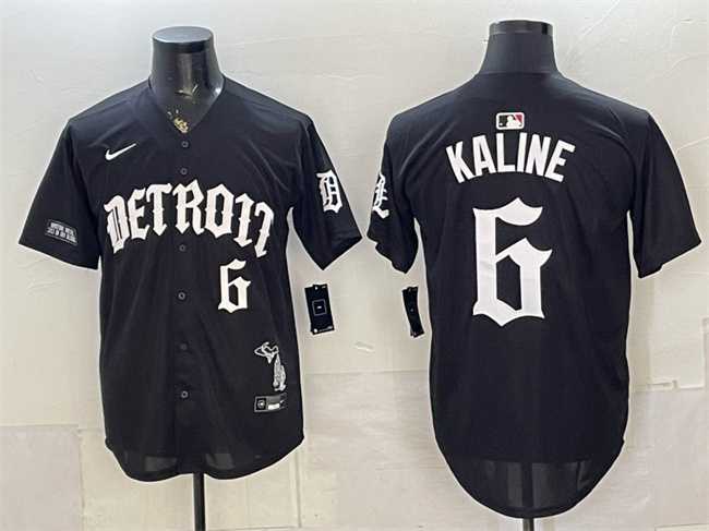 Men%27s Detroit Tigers #6 Al Kaline 2026 Black %27Motor Gothic Edition%27 Vapor Premier Limited Stitched Jersey Dzhi->colorado rockies->MLB Jersey