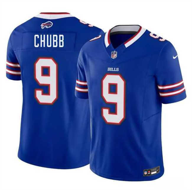 Men%27s Buffalo Bills #9 Bradley Chubb Blue 2026 F.U.S.E. Vapor Untouchable Limited Stitched Jersey Dzhi->->Custom Jersey