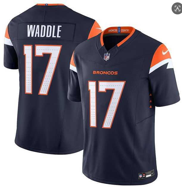 Men%27s Denver Broncos #17 Jaylen Waddle Navy 2026 F.U.S.E. Vapor Limited Stitched Jersey Dzhi->cleveland browns->NFL Jersey