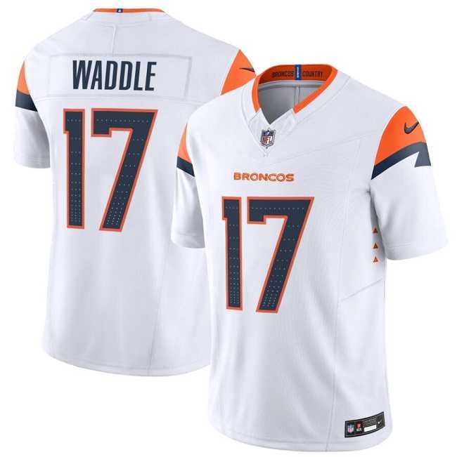 Men%27s Denver Broncos #17 Jaylen Waddle White 2026 F.U.S.E. Vapor Limited Stitched Jersey Dzhi->denver broncos->NFL Jersey