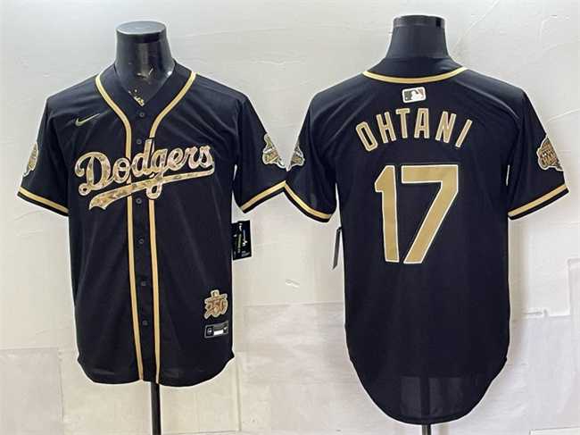 Mens Los Angeles Dodgers #17 Shohei Ohtani Black 2026 Armed Forces Day Stitched Jersey Dzhi->los angeles dodgers->MLB Jersey
