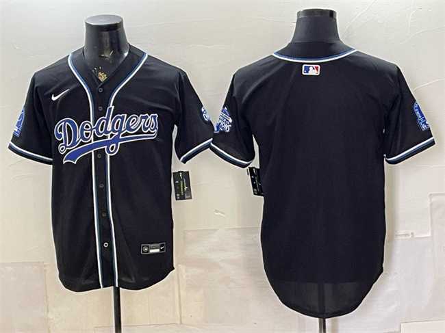 Mens Los Angeles Dodgers Blank B2B Champs 2026 Black Out Style Vapor Limited Stitched Jersey->los angeles dodgers->MLB Jersey