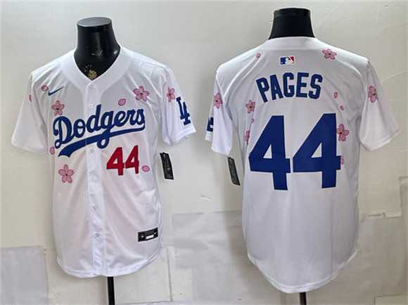 Mens Los Angeles Dodgers #44 Andy Pages White 2025 Tokyo Series Limited Stitched Jersey->los angeles dodgers->MLB Jersey