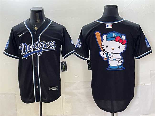 Mens Los Angeles Dodgers Team Big Logo B2B Champs 2026 Black Out Style Vapor Limited Stitched Jersey Dzhi->los angeles dodgers->MLB Jersey