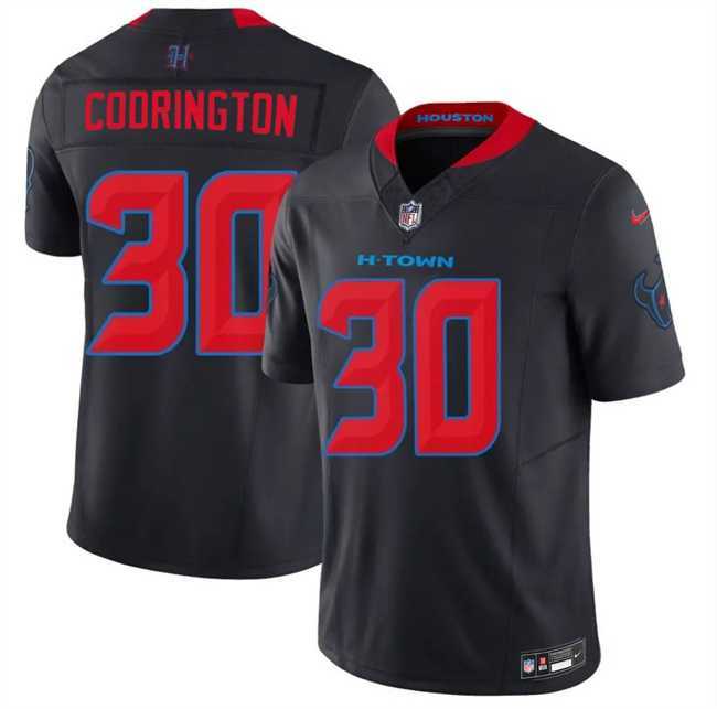 Mens Houston Texans #30 Brandon Codrington Navy 2nd Alternate 2026 F.U.S.E. Vapor Limited Stitched Jersey Dzhi->houston texans->NFL Jersey