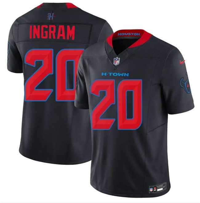 Mens Houston Texans #20 JaMarcus Ingram Navy 2nd Alternate 2026 F.U.S.E. Vapor Limited Stitched Jersey Dzhi->houston texans->NFL Jersey