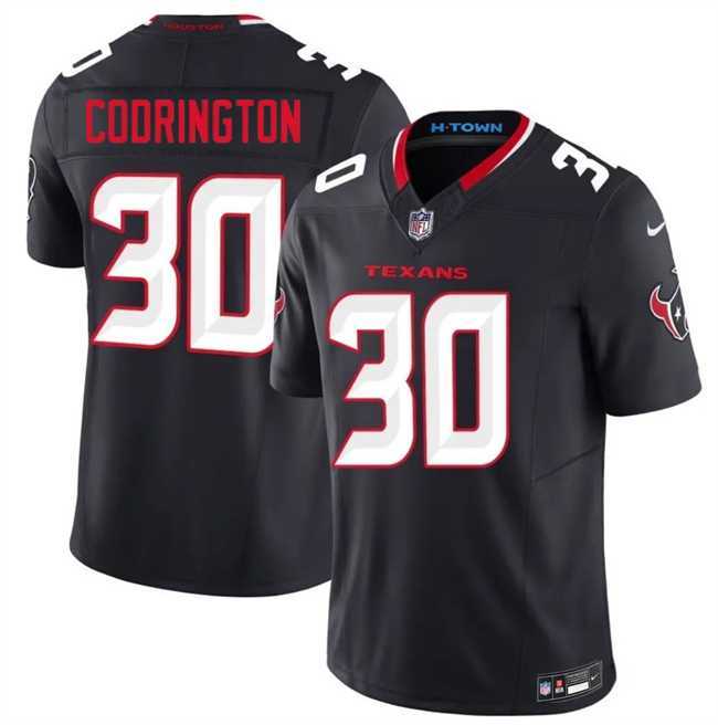Mens Houston Texans #30 Brandon Codrington Navy 2026 F.U.S.E. Vapor Limited Stitched Jersey Dzhi->houston texans->NFL Jersey