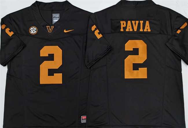 Men%27s Vanderbilt Commodores #2 Diego Pavia Black F.U.S.E. Vapor Limited Stitched Jersey->texas a&m aggies->NCAA Jersey