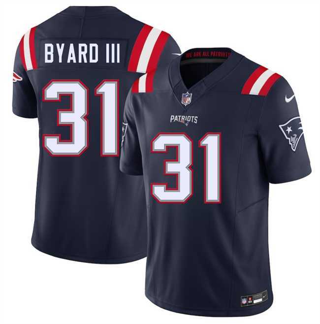 Men%27s New England Patriots #31 Kevin Byard III Navy 2026 F.U.S.E. Vapor Limited Stitched Jersey Dzhi->miami dolphins->NFL Jersey