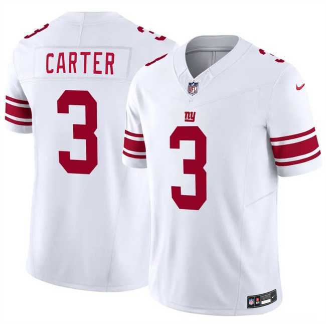 Men%27s New York Giants #3 Abdul Carter White 2026 F.U.S.E. Vapor Untouchable Limited Stitched Jersey Dzhi->new york giants->NFL Jersey