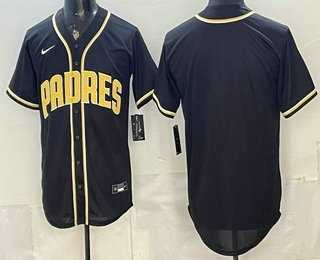 Men%27s San Diego Padres Blank 2026 Black Fashion Cool Base Jersey->san diego padres->MLB Jersey