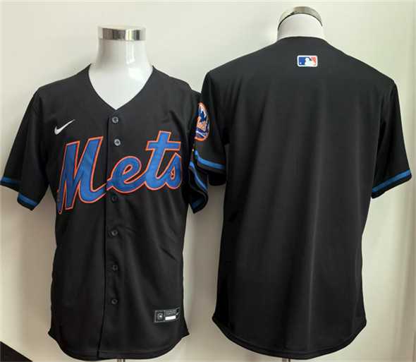 Men%27s New York Mets Blank Black 2025 Limited Stitched Jersey->los angeles dodgers->MLB Jersey