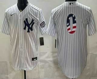 Men%27s New York Yankees #0 Marcus Stroman White 2026 USA 250 Fourth of July Home Stadium Stitched Jersey Dzhi->new york mets->MLB Jersey