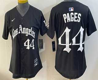Women%27s Los Angeles Dodgers #44 Andy Pages Black Gothic Edition Vapor Premier Limited Jersey->mlb womens jerseys->MLB Jersey
