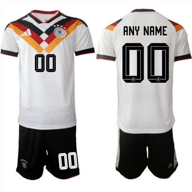 Mens Germany Custom White 2025-26 Home Soccer Jersey Suit->->Custom Jersey