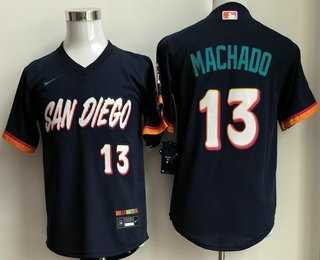 Youth San Diego Padres #13 Manny Machado Navy 2026 City Connect Stadium Jersey->mlb youth jerseys->MLB Jersey