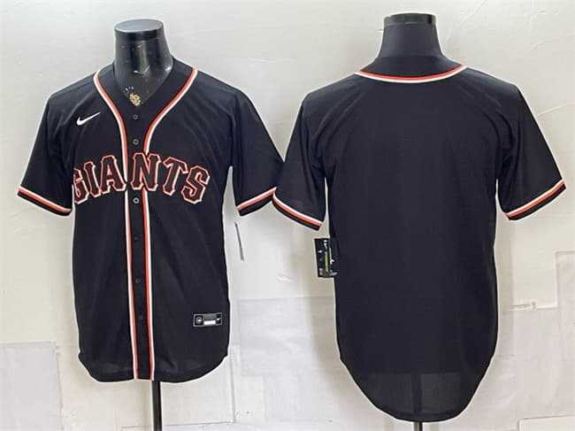 Mens San Francisco Giants Blank 2026 Fashion Replica Black Out Stitched Jersey->san francisco giants->MLB Jersey