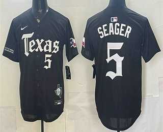 Men%27s Texas Rangers #5 Corey Seager Black Gothic Mexico 2025 Vapor Premier Limited Jersey Dzhi->tampa bay rays->MLB Jersey