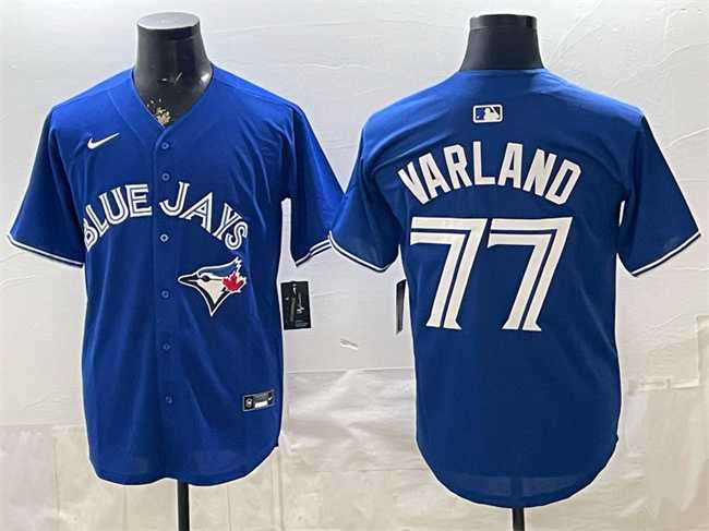 Men%27s Toronto Blue Jays #77 Louis Varland Royal 2025 Limited Stitched Jersey->toronto blue jays->MLB Jersey