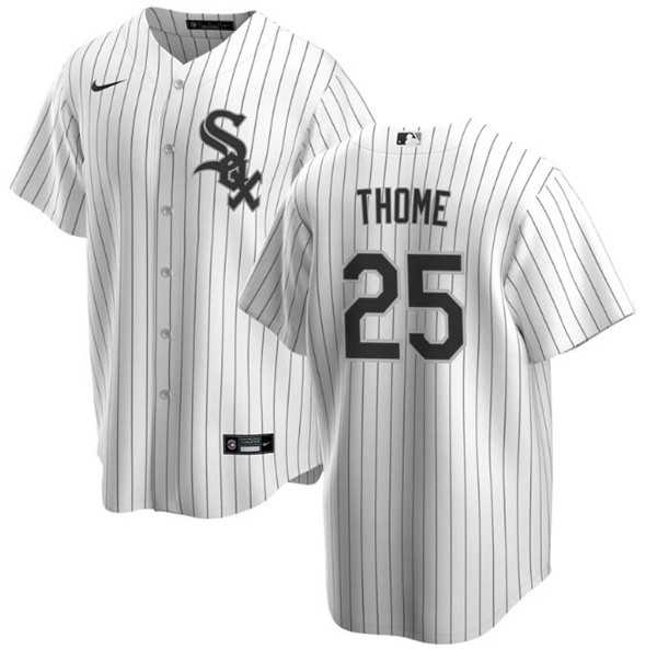Men%27s Chicago White Sox #25 Jim Thome White Cool Base Stitched Jersey Dzhi->los angeles dodgers->MLB Jersey