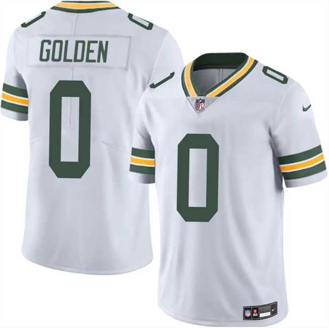 Men & Women & Youth Green Bay Packers #0 Matthew Golden White 2025 Vapor Untouchable Limited Stitched Jersey->green bay packers->NFL Jersey