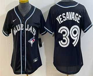 Womens Toronto Blue Jays #39 Trey Yesavage 2026 Black Fashion Cool Base Jersey->mlb womens jerseys->MLB Jersey
