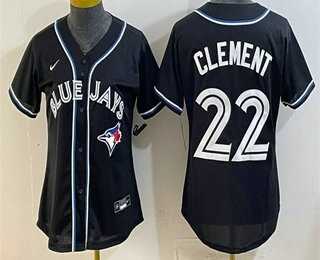 Youth Toronto Blue Jays #22 Ernie Clement 2026 Black Fashion Cool Base Jersey->mlb youth jerseys->MLB Jersey