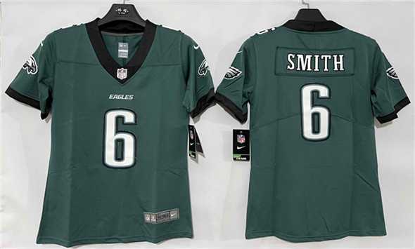 Women%27s Philadelphia Eagles #6 DeVonta Smith Green New Vapor Untouchable Limited Stitched Jersey->philadelphia eagles->NFL Jersey