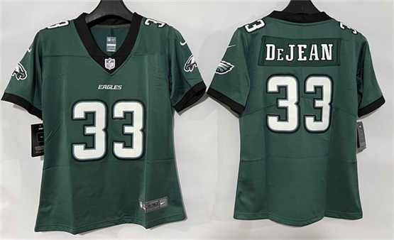 Women%27s Philadelphia Eagles #33 Cooper DeJean Green New Vapor Untouchable Limited Stitched Jersey->ottawa senators->NHL Jersey