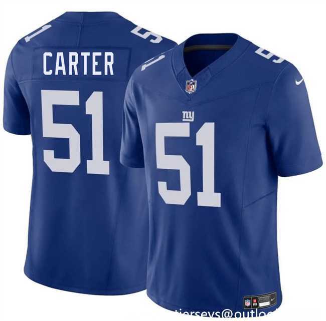 Youth New York Giants #51 Abdul Carter Blue 2025 Draft F.U.S.E. Vapor Untouchable Limited Stitched Jersey Dzhi->pittsburgh steelers->NFL Jersey