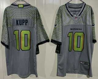 Men%27s Seattle Seahawks #10 Cooper Kupp Limited Gray Rivalries Vapor Jersey->seattle seahawks->NFL Jersey