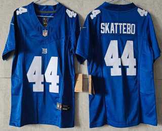 Youth New York Giants #44 Cam Skattebo Limited FUSE Blue Vapor Jersey->anaheim ducks->NHL Jersey