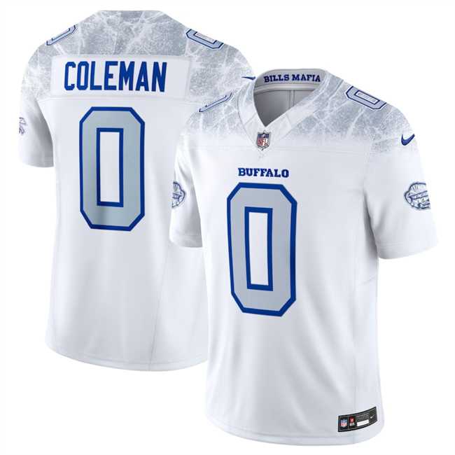 Youth Buffalo Bills #0 Keon Coleman White 2025 F.U.S.E. Rivalries Vapor Untouchable Stitched Jersey Dzhi->buffalo bills->NFL Jersey