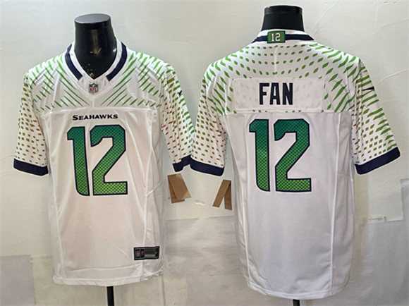 Men%27s Seattle Seahawks #12 Fan White 2025 F.U.S.E. %27Rivalries%27 Vapor Untouchable Limited Stitched Jersey->buffalo bills->NFL Jersey