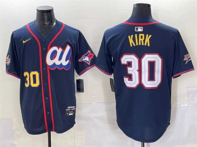 Mens American League #30 Alejandro Kirk Navy 2025 All-Star Edition Limited Stitched Jersey->2025 mlb all-star->MLB Jersey